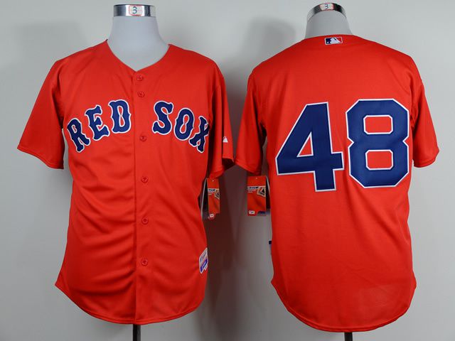 Men Boston Red Sox #48 Sandoval Red MLB Jerseys->boston red sox->MLB Jersey